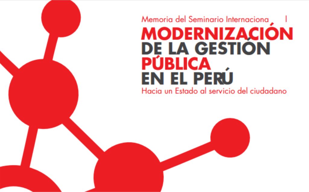 MODERNIZACION DE LA GESTION PUBLICA