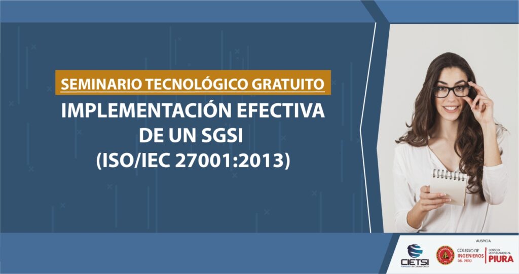 SEMINARIO TECNOLÓGICO GRATUITO SGSI