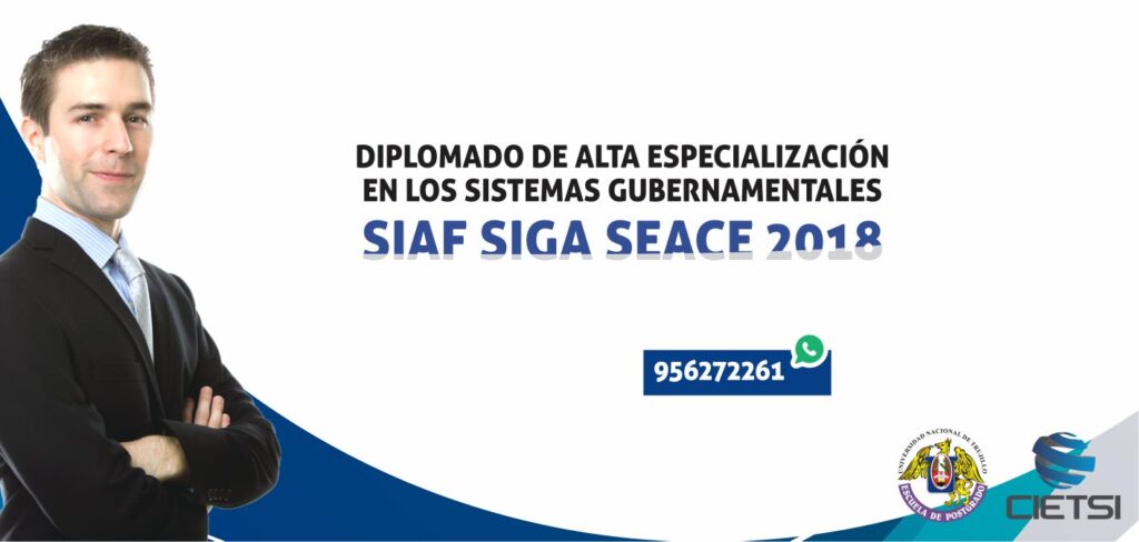 DIPLOMADO SIAF SIGA SEACE JULIO 2018