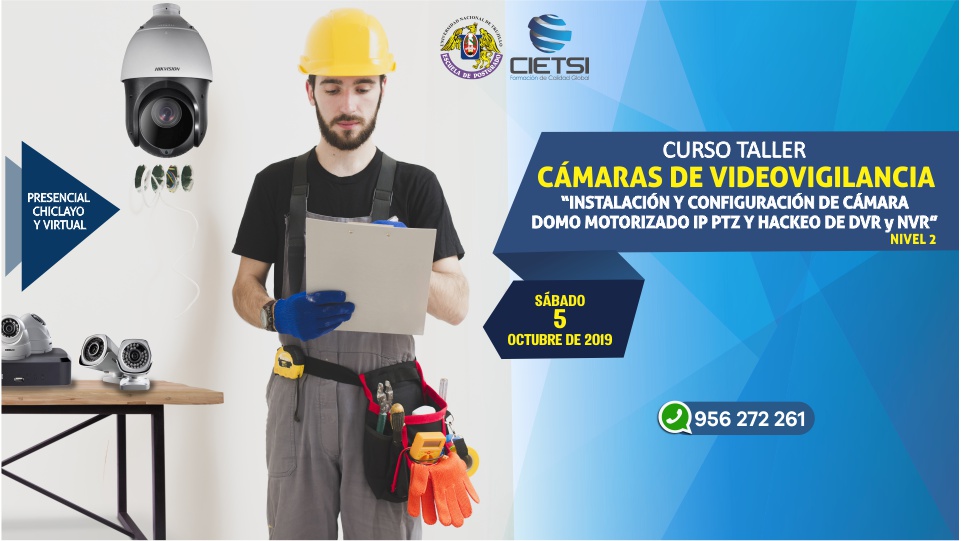 CURSO TALLER CAMARAS DE VIDEO VIGILANCIA AVANZADO 2