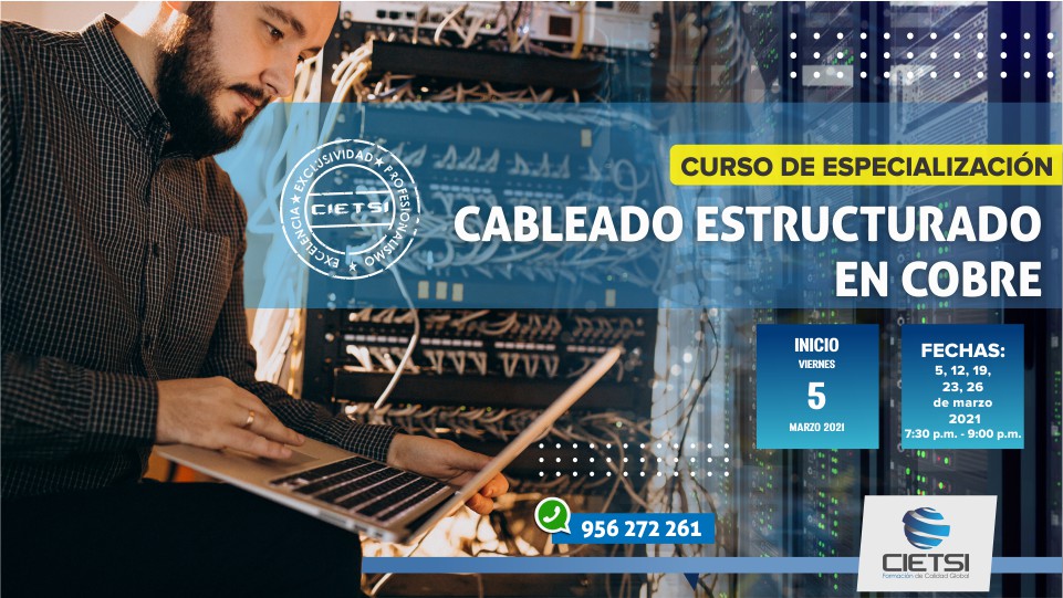 CURSO CABLEADO ESTRUCTURADO EN COBRE 2021