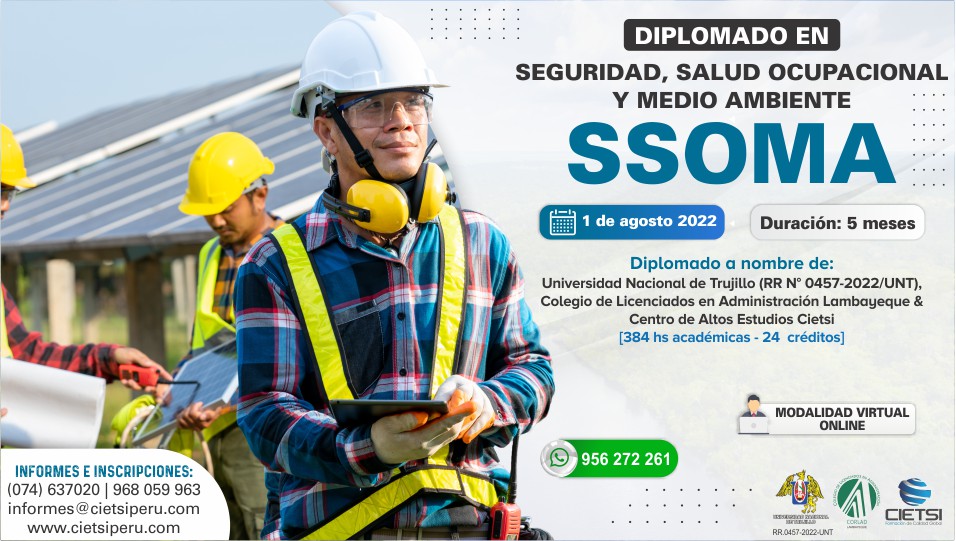 DIPLOMADO SEGURIDAD SALUD OCUPACION Y MEDIO AMBIENTE SSOMA 2022