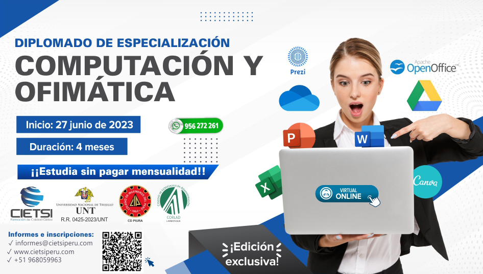 Diplomado de Computacion y Ofimática 2023