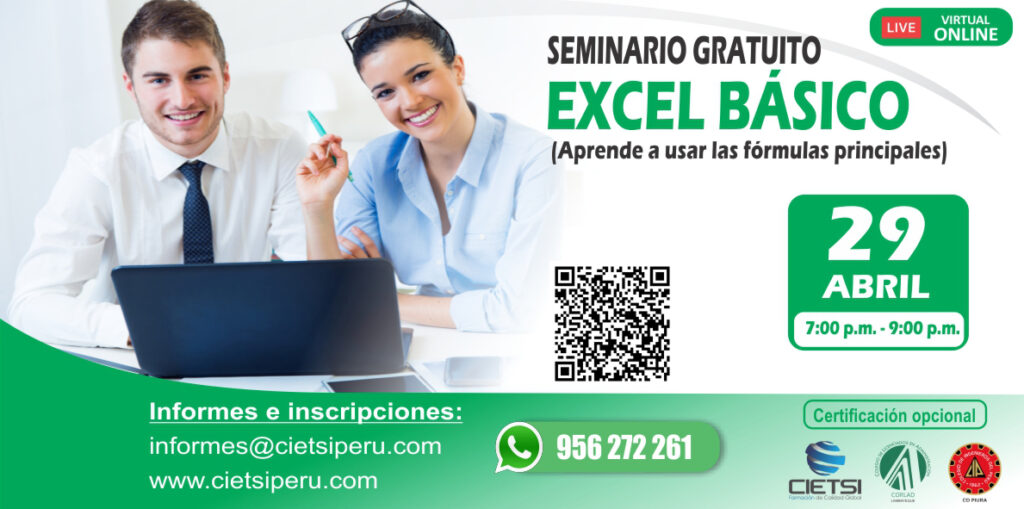 SEMINARIO GRATUITO EXCEL BASICO 2023