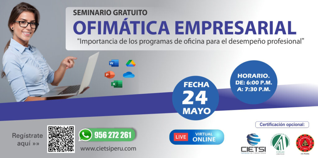 SEMINARIO GRATUITO OFIMÁTICA EMPRESARIAL 2023