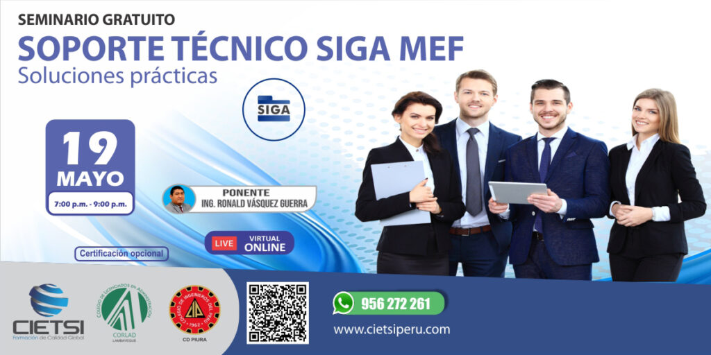 SEMINARIO SOPORTE TÉCNICO SIGA MEF 2023