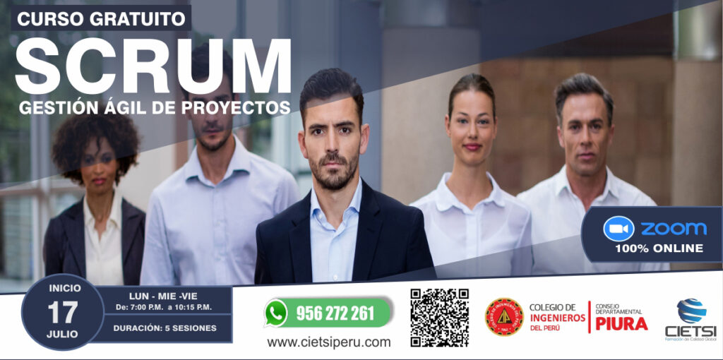CURSO GRATUITO SCRUM MASTER 2023