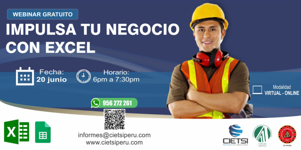 WEBINAR IMPULSA TU NEGOCIO CON EXCEL 2023