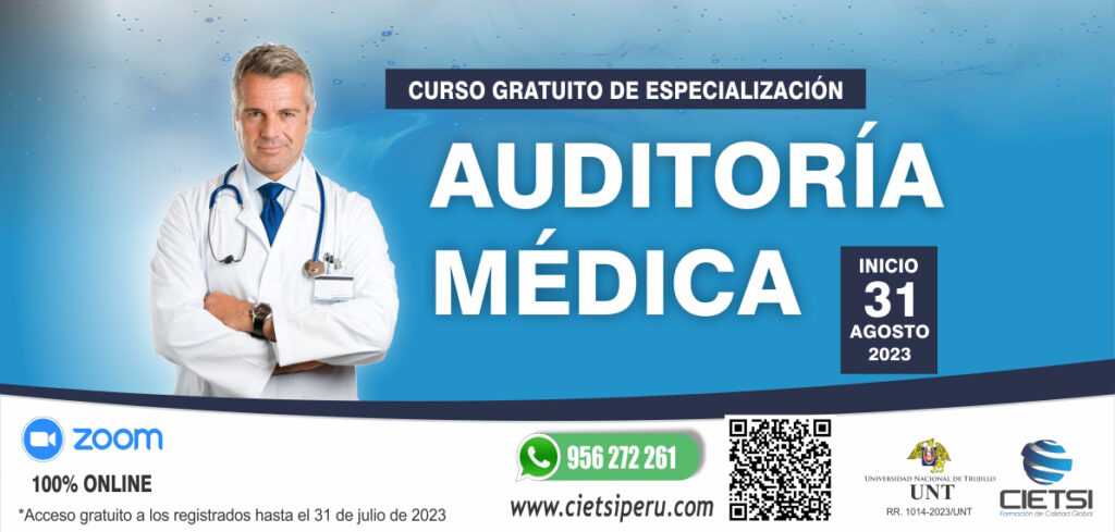 CURSO GRATUITO AUDITORIA MEDICA 2023