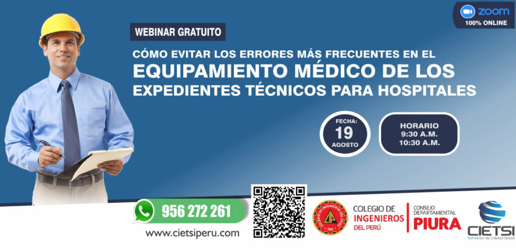 WEBINAR PROBLEMAS EXPEDIENTES TECNICOS HOSPITALES 2023
