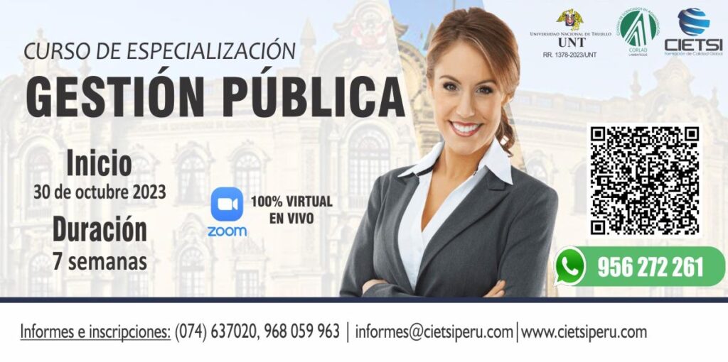 CURSO GESTIÓN PÚBLICA 2023