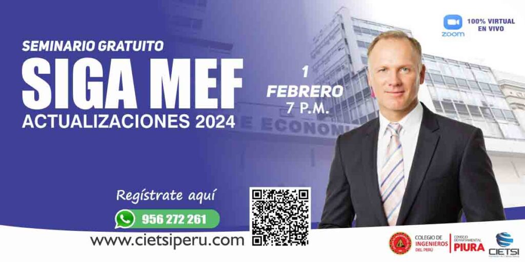 SEMINARIO GRATUITO SIGA MEF 2023