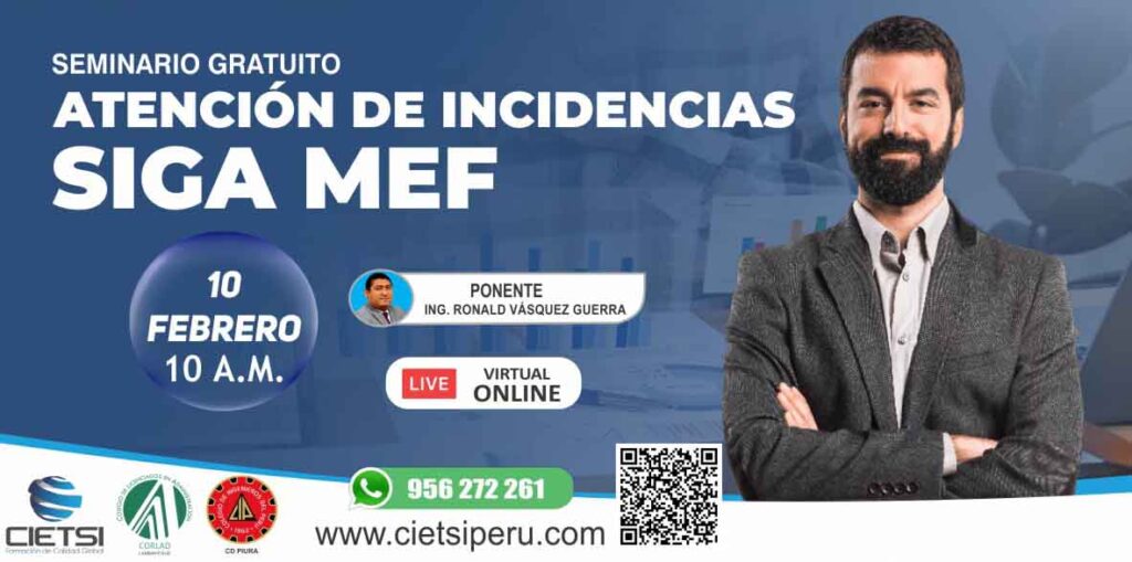 SEMINARIO SIGA MEF INCIDENCIAS 2024