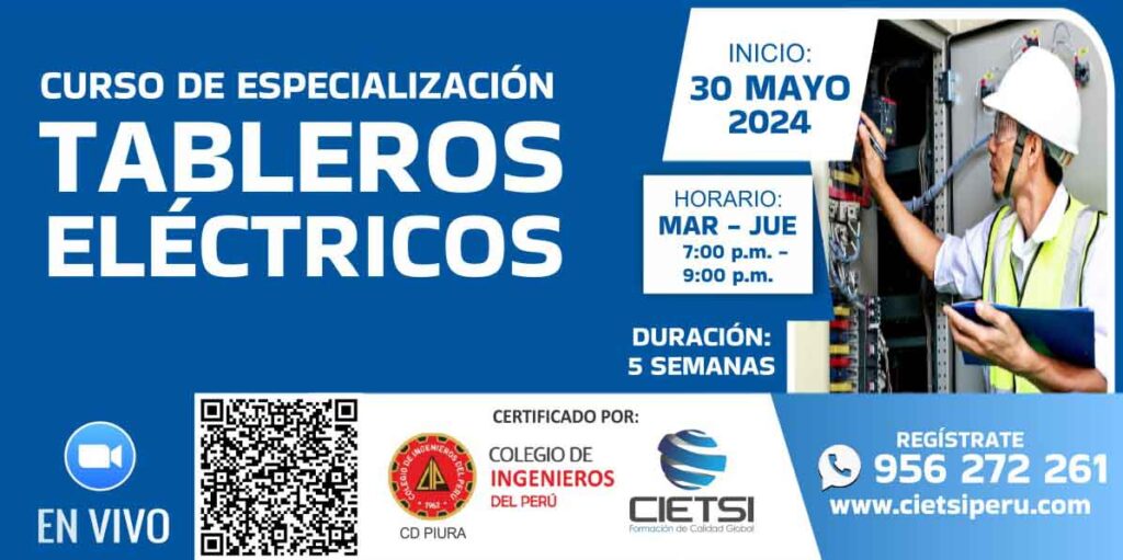 CURSO TABLEROS ELECTRICOS 2024