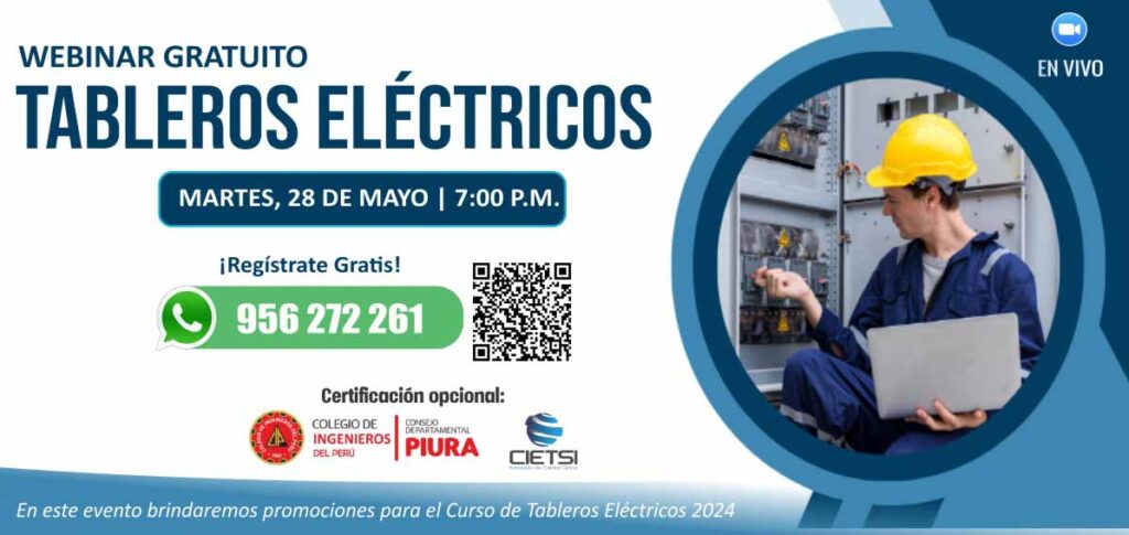 WEBINAR EN TRABLEROS ELECTRICOS 2024