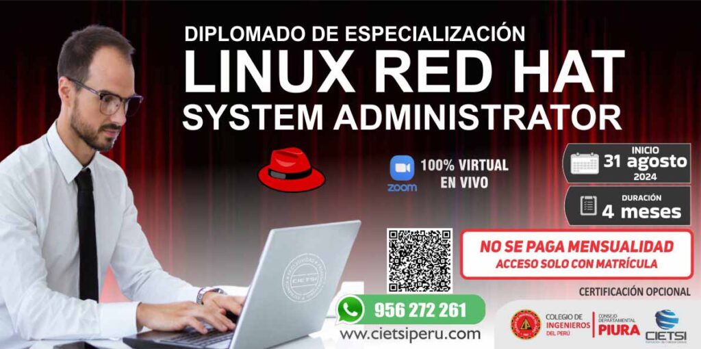 DIPLOMADO LINUX RED HAT SYSTEM ADMINISTRATOR 2024