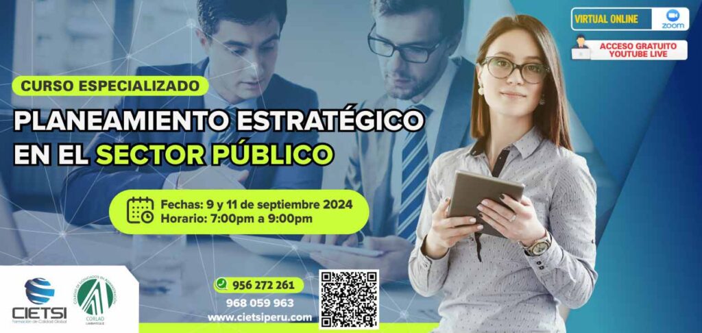CURSO PLANEAMIENTO ESTRATÉGICO EN EL SECTOR PÚBLICO 2024 2