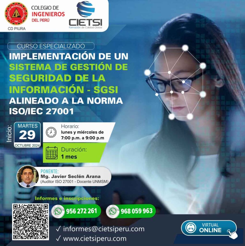 Curso implementacion de un SGSI ISO 27001