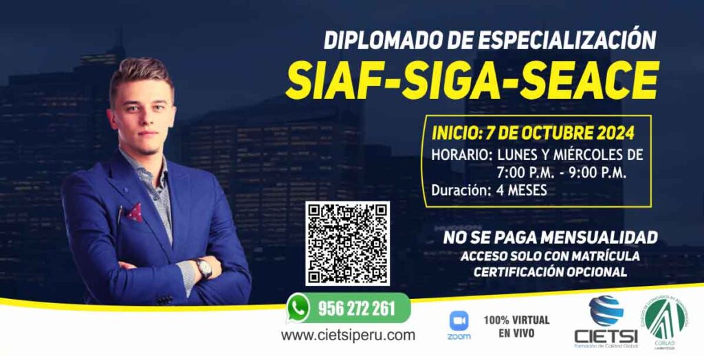 DIPLOMADO SIAF SIGA SEACE 2024