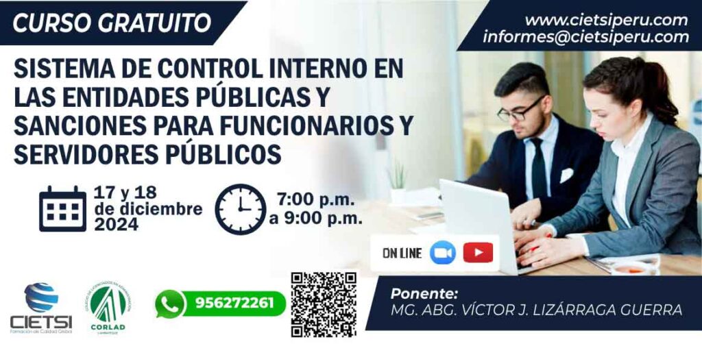 CURSO GRATUITO SISTEMA DE CONTROL INTERNO Y SANCIONES