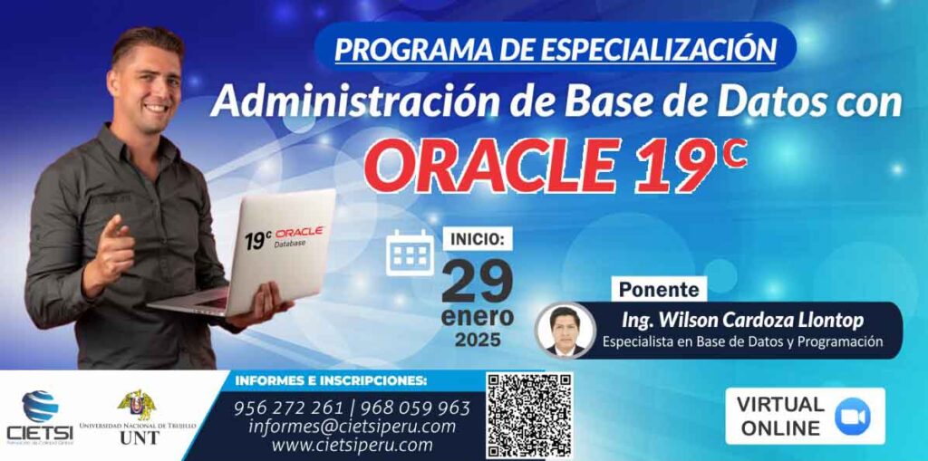 PROGRAMA DE ESPECIALIZACIÓN ORACLE 19C
