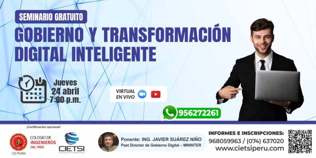 SEMINARIO TRANSFORMACIÓN DIGITAL INTELIGENTE