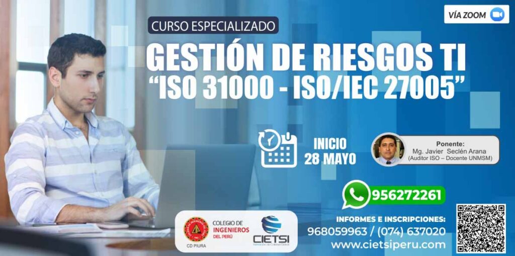 CURSO GESTIÓN DE RIESGOS DE SEGURIDAD DE LA INFORMACIÓN ISO 31000 E ISO 27005