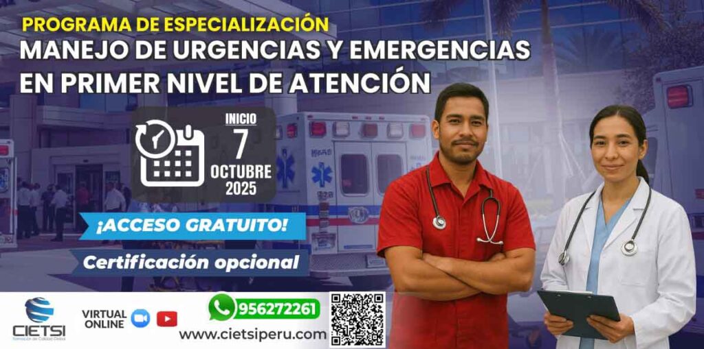 PROGRAMA DE ESPECIALIZACIÓN EN MANEJO DE URGENCIAS Y EMERGENCIAS EN PRIMER NIVEL DE ATENCIÓN 2