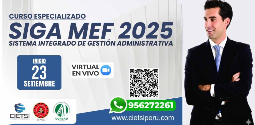 CURSO ESPECIALIZADO SIGA MEF 2025