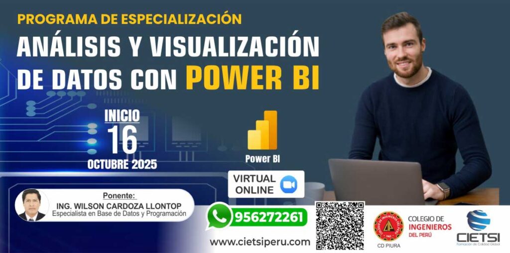 PROGRAMA DE ESPECIALIZACIÓN EN ANÁLISIS Y VISUALIZACIÓN DE DATOS CON POWER BI 2025