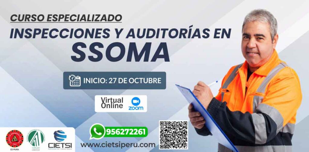 CURSO ESPECIALIZADO INSPECCIONES Y AUDITORÍAS EN SSOMA 2025