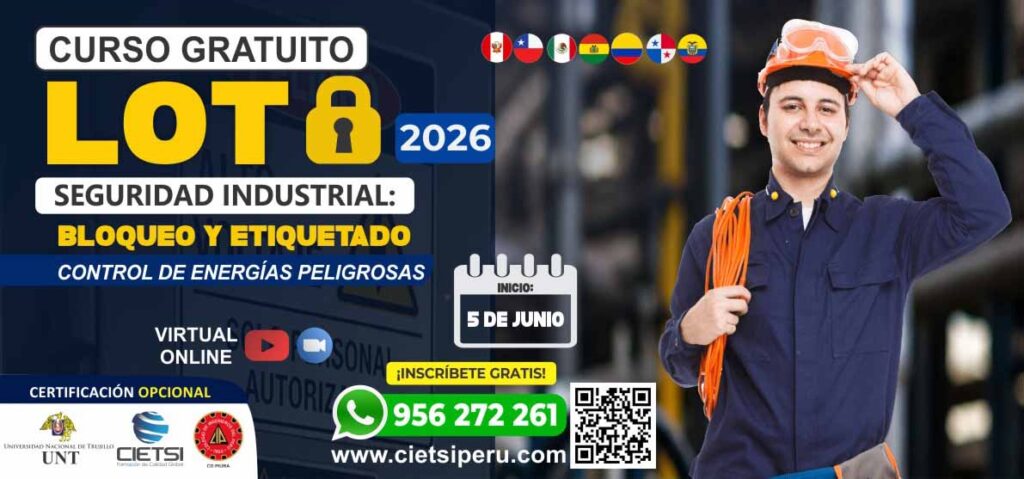 CURSO GRATUITO LOTO BLOQUEO Y ETIQUETADO 2026 2