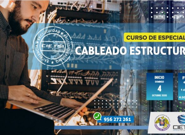 CURSO DE ESPECIALIZACIÓN DE CABLEADO ESTRUCTURADO 2020