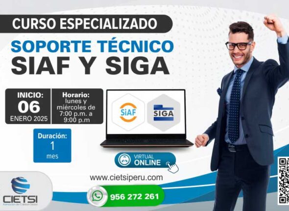 CURSO ESPECIALIZADO SOPORTE TÉCNICO SIAF y SIGA 2025