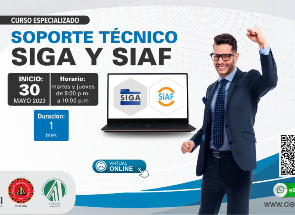 CURSO ESPECIALIZADO SOPORTE TÉCNICO SIGA Y SIAF 2023