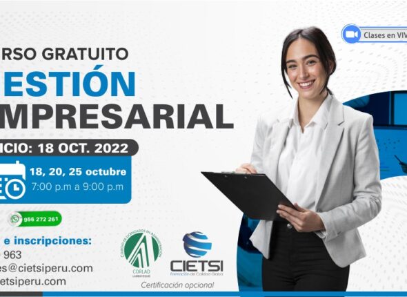 CURSO ESPECIALIZADO GESTIÓN EMPRESARIAL 2022