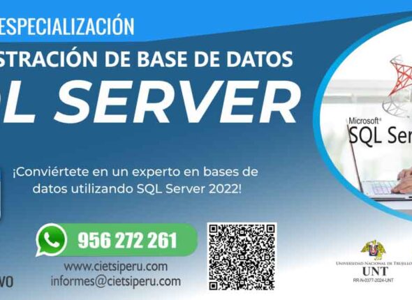 CURSO DE ESPECIALIZACIÓN ADMINISTRACIÓN DE BASE DE DATOS CON SQL SERVER 2022