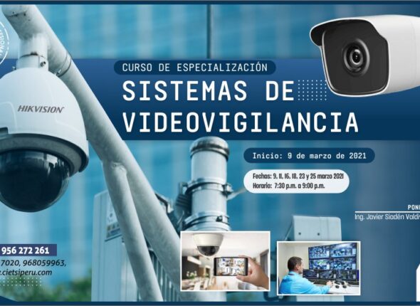 CURSO DE ESPECIALIZACIÓN SISTEMAS DE VIDEOVIGILANCIA CCTV 2021