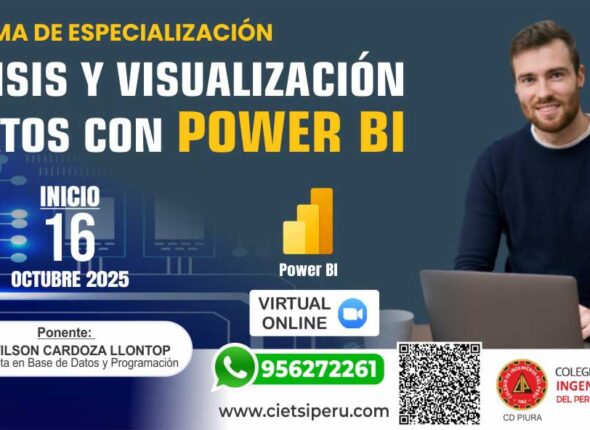 PROGRAMA DE ESPECIALIZACIÓN EN ANÁLISIS Y VISUALIZACIÓN DE DATOS CON POWER BI