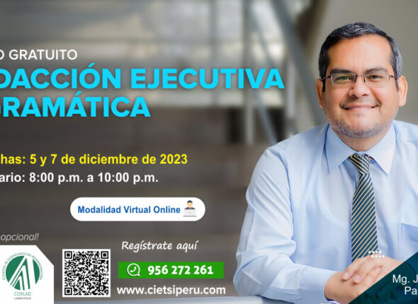 CURSO ESPECIALIZADO REDACCIÓN EJECUTIVA Y GRAMÁTICA 2023