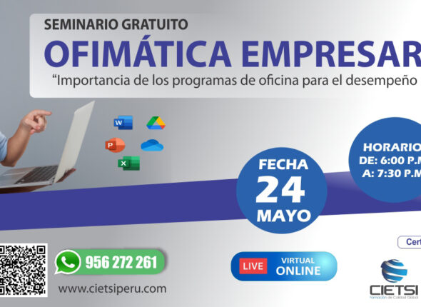 SEMINARIO GRATUITO OFIMÁTICA EMPRESARIAL 2023