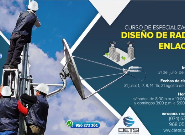 CURSO DE ESPECIALIZACIÓN DISEÑO DE RADIOENLACES 2021 (2DA EDICIÓN)