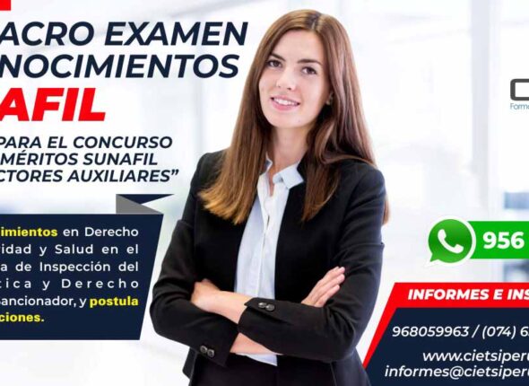 SIMULACRO EXAMEN DE CONOCIMIENTOS SUNAFIL 2024