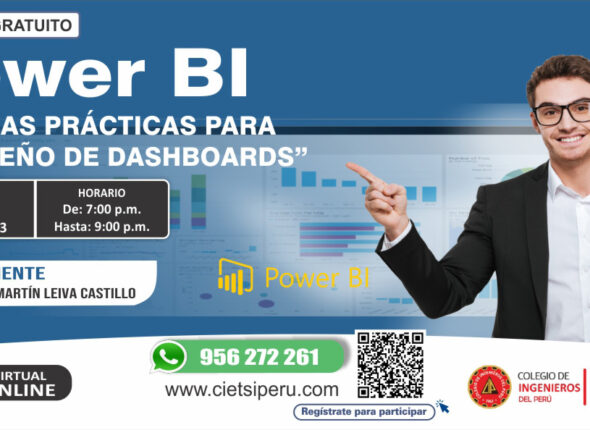 WEBINAR GRATUITO POWER BI “BUENAS PRÁCTICAS PARA EL DISEÑO DE DASHBOARDS” 2023