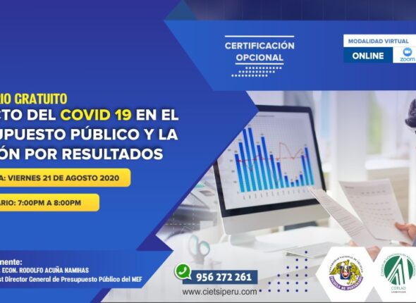 SEMINARIO IMPACTO DEL COVID 19 EN EL PRESUPUESTO PÚBLICO Y LA GESTIÓN POR RESULTADOS 2020