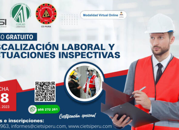 CURSO ESPECIALIZADO FISCALIZACIÓN LABORAL Y ACTUACIONES INSPECTIVAS 2023