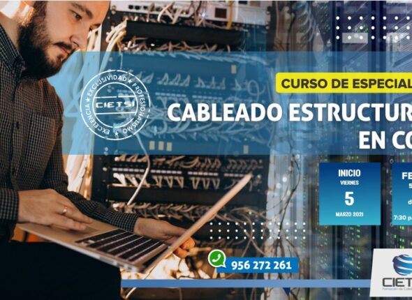 CURSO DE ESPECIALIZACIÓN DE CABLEADO ESTRUCTURADO EN COBRE 2021