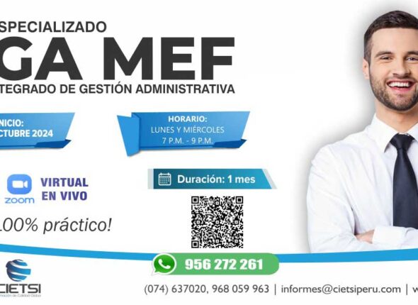 CURSO ESPECIALIZADO SIGA MEF 2DA EDICIÓN 2024