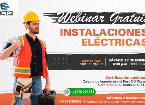 WEBINAR INSTALACIONES ELÉCTRICAS 2023