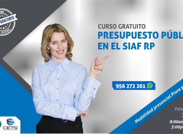 CURSO ESPECIALIZADO PRESUPUESTO PÚBLICO EN EL SIAF RP 2019